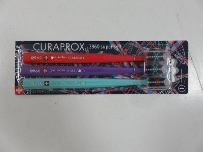 Nové zubní kartáčky Curaprox 3960 Super Soft 3Ks  