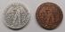 Strieborná a medená medaila Rudolf II. 1603 - Numizmatika