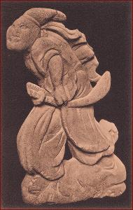 Socha (skulptura) * Japonsko - bojovník, postava, lidé, umění * M6535