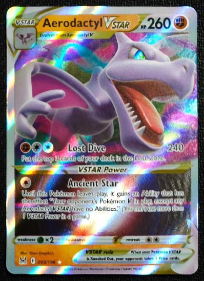 Aerodactyl VSTAR - Lost Origin #93 Pokemon Card