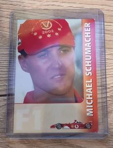 Michael Schumacher Ferrari 2002 Formule magazín F1 zberateľská karta