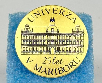 Odznak Slovinsko Maribor Univerza 25 let v Mariboru
