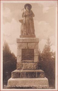 Újezd * Hrádek, Jan Kozina, socha, pomník * Domažlice * M981