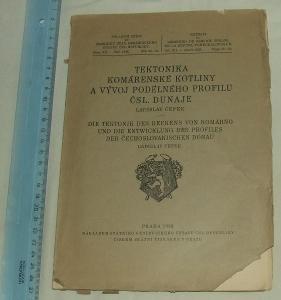 Tektonika komárenské kotliny - L. Čepek - 1938 - Dunaj geologie