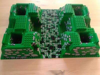 Lego hrad základní deska , Baseplate 3D , perfektní stav 