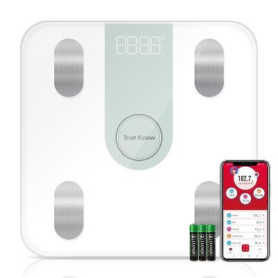 Bluetooth váha tělesného tuku,digitální koupelnová váha TRUE Know/18KG