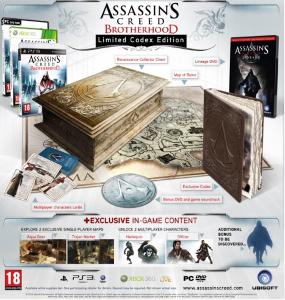 Assassin's Creed: Brotherhood CODEX EDITION  NOVÉ, ZAPEČETĚNÉ