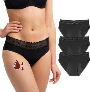 Dámské menstruační kalhotky - 3 kusy - Velikost XXL