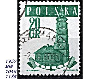 Polsko 1958, stará radnice Bielz