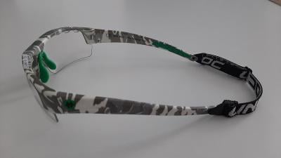 Brýle na florbal (Unihoc) - Junior - zelené