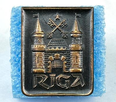 Sovětský odznak Lotyšsko Riga