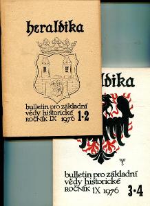 Heraldika, č. 1-2, 3-4: kompletný ročník VIII. 1975
