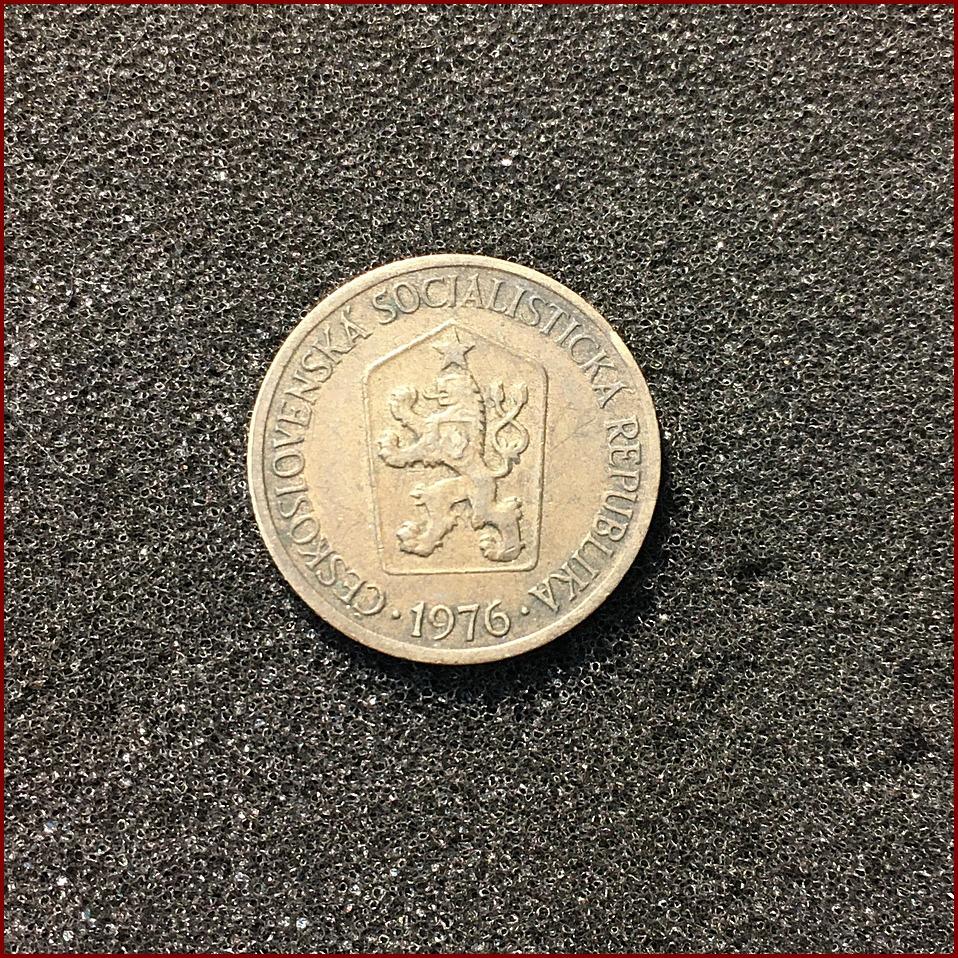 1 koruna 1976 mince Československo (1 Kčs ČSSR) - Numizmatika
