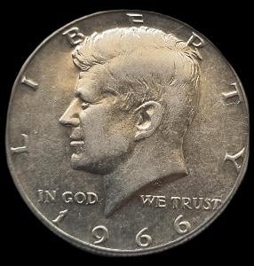 Half dollar 1966-  Kennedy