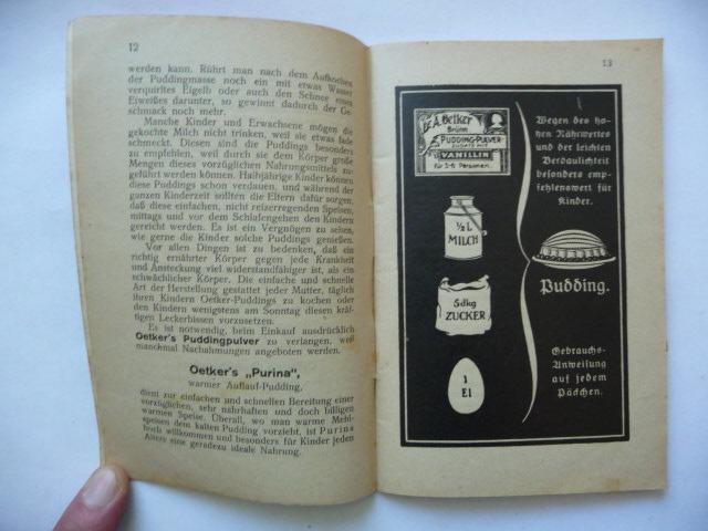 Starý nemecký reklamný zošitok - Oetker-Rezepte - sind für jede Küche - Knihy a časopisy