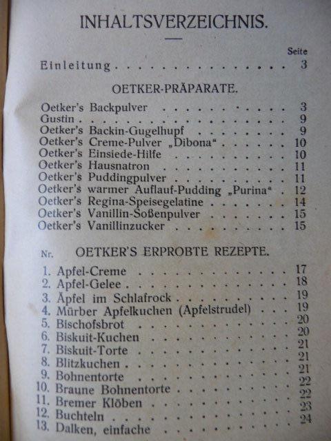 Starý nemecký reklamný zošitok - Oetker-Rezepte - sind für jede Küche - Knihy a časopisy