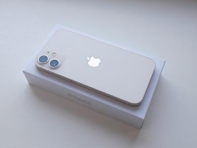 APPLE iPhone 12 mini 64GB White - ZÁRUKA 12 MĚSÍCŮ - TOP STAV
