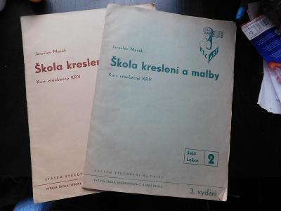 Škola kreslení a malby -Jaroslav Masák 2. a3.list + přílohy31-59,70-86