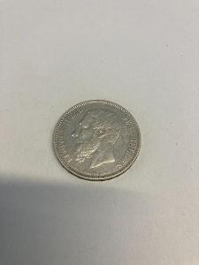 5 frank 1868 Belgie