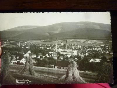 Neustadt a T. Nové město pod Smrkem továrna snopy 1932