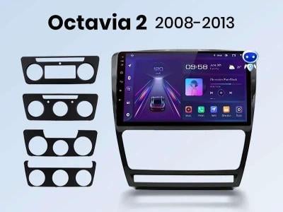 Android 11 autorádio s navi pro ŠKODA OCTAVIA 2 (2008-2013) 1/16 gb