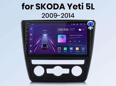 Android 12 autorádio s navi pro ŠKODA YETI (2009-2014) 1/32 gb