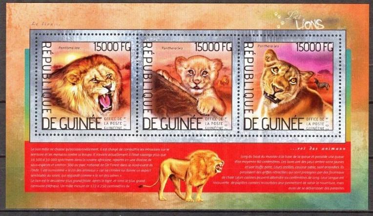 Guinea 2014 Levy Mi# 10387-89 Kat 18€ P050 - Známky fauna