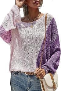 Elegantní oversize svetřík vel. XL (2410)