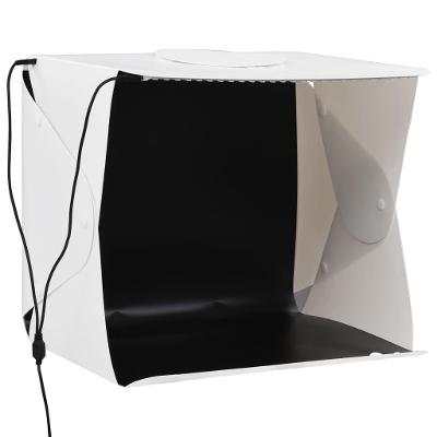 Skládací LED softbox pro foto studio 40 x 34 x 37 cm plast bílý