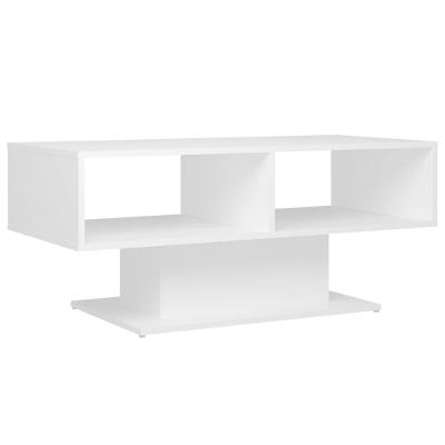 Konferenční stolek bílý 103,5 x 50 x 44,5 cm dřevotříska
