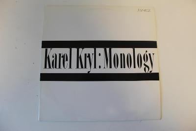 Karel Kryl - Monology -EX/NM- ČSR 1992 LP Absolutní rarita!