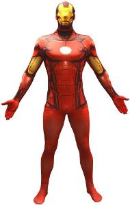 Morphsuits Oficiální kostým Iron Man Basic Marvel oblek na celé tělo 