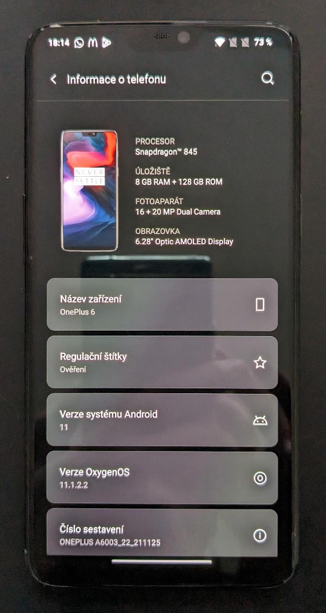 OnePlus 6 128GB / 8GB ram - Mobily a smart elektronika