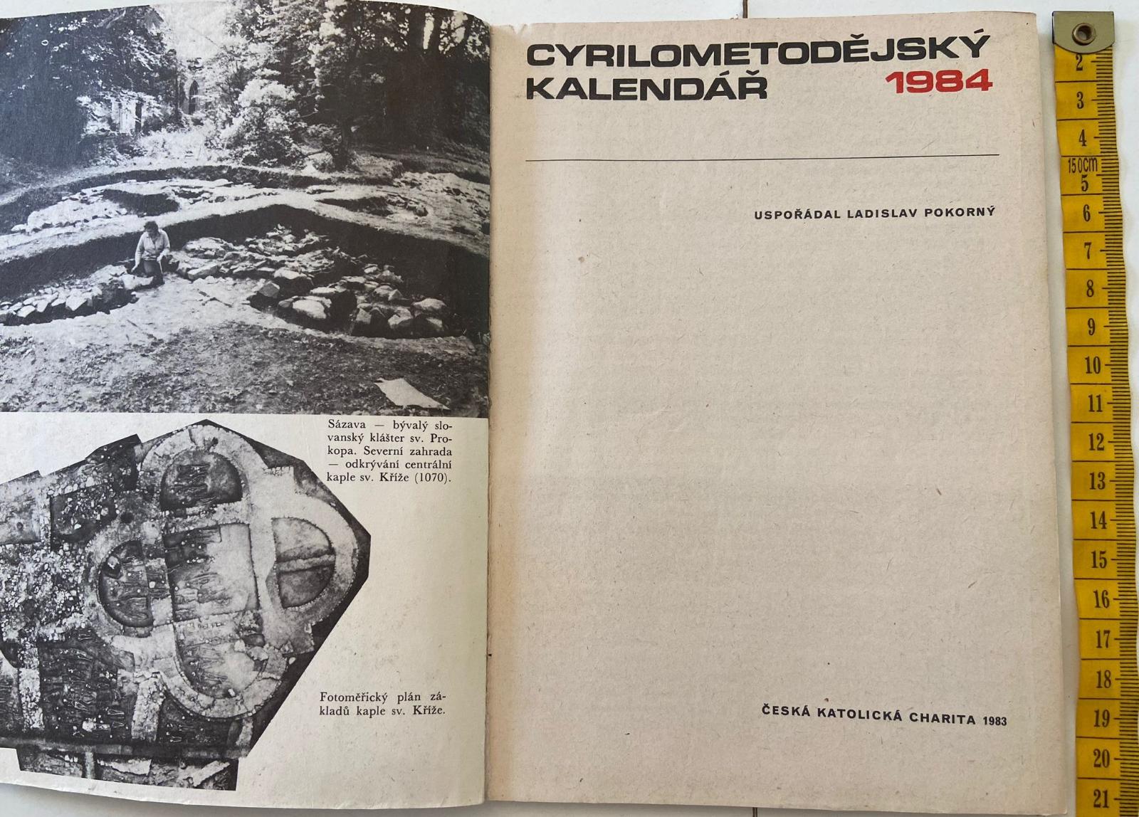 Cyrilometodějský kalendář 1984 - Starožitnosti a umění
