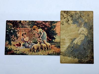 100let staré pohlednice,2kusy 