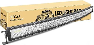 LED svetelná lišta PICAA Triple Row 7D zakrivená 50 palcov 125 cm 648 