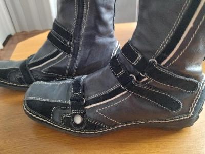Tamaris pěkné vyteplené boty minimálně nošené vel 39