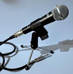 Vokální dynamický mikrofon SOUNDKING EH002 + stojánek + kabel 3m