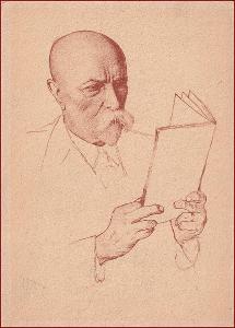 Osobnosti české historie * T. G. Masaryk, prezident, portrét * V1476