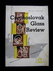 CZECHOSLOVAK GLASS REVIEW - 1948 No 5 - československé sklo přehlídka