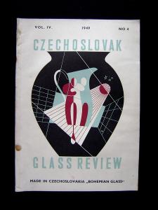 CZECHOSLOVAK GLASS REVIEW - 1949 No 4 - československé sklo přehlídka