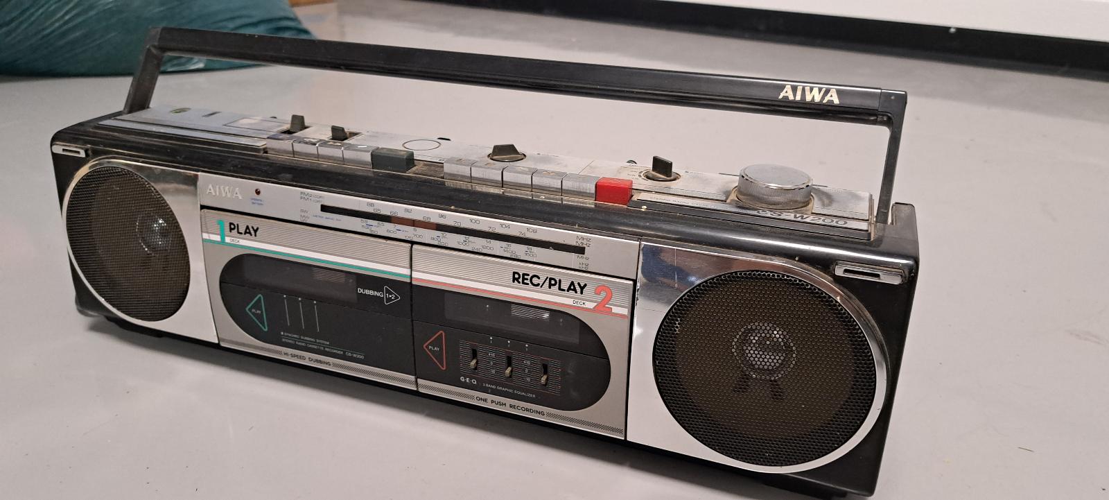 Magnetofón AIWA SK-W200 (dvojča) - TV, audio, video