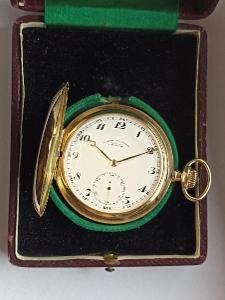 Glashütte Original Deutsche Präzisions-Uhrenfabrik 14K zlaté hodinky