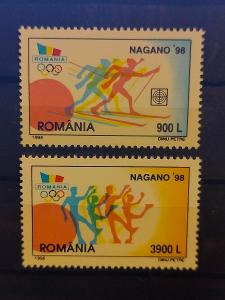 MNH ** Rumunsko - Zimní olympijské hry 1998, mi 5294-5295 (K1030)