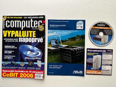 Časopis Computer 6/06 vč. CD přílohy! vše pro vypalování CD a DVD