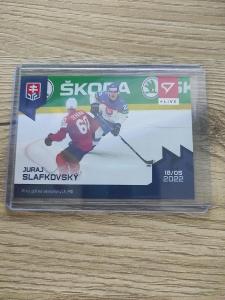 Juraj Slafkovsky Slovensko Sportzoo hokejová kartička limit /281 RC