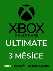 Xbox Game Pass ULTIMATE - 3 měsíce - okamžité dodání