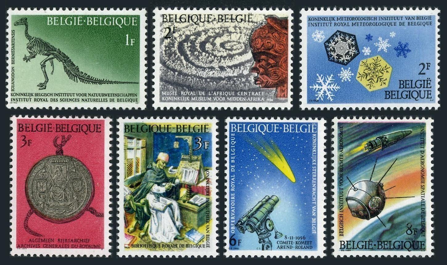 Belgicko 1966 Národné vedecké dedičstvo Mi# 1427-33 1222 - Známky