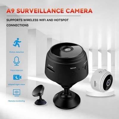 A9 Wi-fi IP kamera - Mini špionážní kamera | Černá