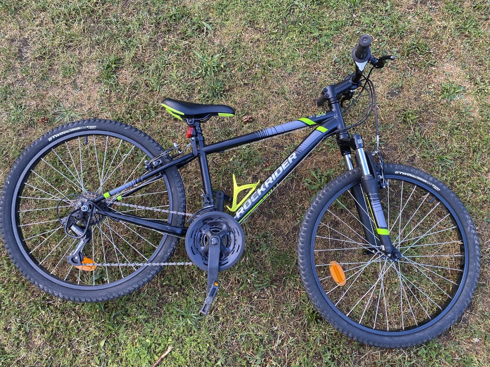 Predám detský horský bicykel 24" ST500 9–12 rokov čierne - Cyklistika